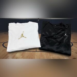 2 Jordan Long sleeve shirts men’s large